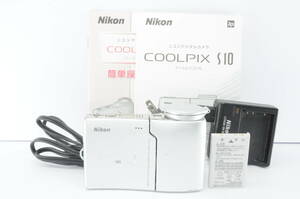 ★特上品★ ニコン NIKON COOLPIX S10 VR ★バッテリー チャージャー付き ＃9592