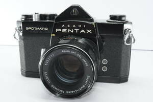 ★実用美品★ ペンタックス SPOTWATIC SP ブラック ＋ TAKUMAR 55ｍｍ Ｆ1.8 ★シャッターオーケー ＃9600