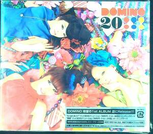 G-3361■新品未開封CD■DOMINO/20!!!(初回生産限定盤)(DVD付)■1st ALBUM■2011年9月7日発行■J-pop