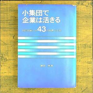 Q-7101■小集団で企業は活きる 即応即戦への43の知恵と工夫■鎌田 勝/著■中経出版■昭和51年8月5日発行 第4刷