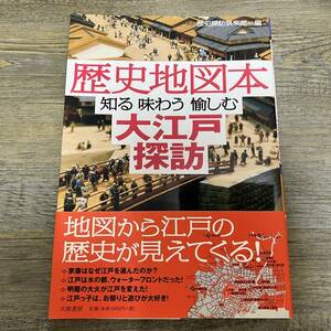 S-3269■歴史地図本 大江戸探訪 知る味わう愉しむ■帯付き■江戸時代 日本史■大和書房■2008年6月1日 第1刷