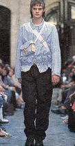 即決 04SS JUNYA WATANABE MAN COMME des GARCONS ジュンヤワタナベマン WM-P011-051ステンシルプリント ベイカーパンツ カーゴパンツ M_画像10