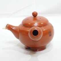 吉川雪堂 作◆よしかわせつどう 常滑焼 茶注 急須 午 うま 茶器 共箱付◆未使用保管品_画像6