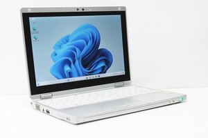 1円スタート ノートパソコン Windows11 軽量745g 2in1PC Panasonic レッツノート CF-RZ6 Windows10 第7世代 Core i5 SSD256GB メモリ8GB