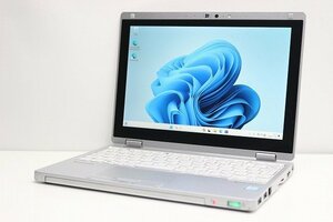 1円スタート Windows11 新品SSD交換済 2in1PC Panasonic レッツノート CF-RZ6 Windows10 第7世代 Core i5 SSD128GB メモリ4GB