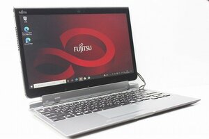 1円スタート Windows11 無料変更 2in1PC 富士通 ARROWS Tab Q737 第7世代 Core i5 SSD128GB メモリ4GB Windows10 13.3 カメラ タブレット