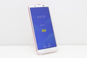 au SHARP AQUOS sense3 SHV45 SIMロック解除済み SIMフリー Android スマートフォン 赤ロム保証 64GB ピンク