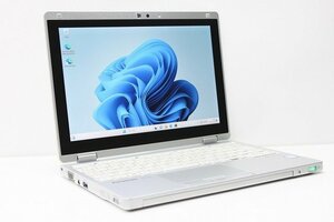 1円スタート ノートパソコン Windows11 軽量745g 2in1PC Panasonic レッツノート CF-RZ6 Windows10 第7世代 Core i5 SSD256GB メモリ8GB