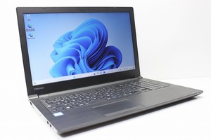 ノートパソコン Windows11 中古 東芝 dynabook B65 15.6インチ 第8世代 Core i5 メモリ16GB SSD256GB DVDドライブ Windows10 10キー