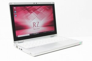 1円スタート Windows11 無料変更 軽量745g 2in1PC Panasonic レッツノート CF-RZ6 Windows10 第7世代 Core i5 SSD256GB メモリ8GB