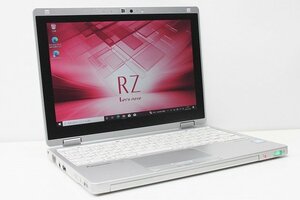 1円スタート Windows11 無料変更 軽量745g 2in1PC Panasonic レッツノート CF-RZ6 Windows10 第7世代 Core i5 SSD256GB メモリ8GB