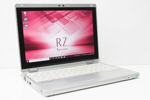 1円スタート Windows11 無料変更 軽量745g 2in1PC Panasonic レッツノート CF-RZ6 Windows10 第7世代 Core i5 SSD256GB メモリ8GB