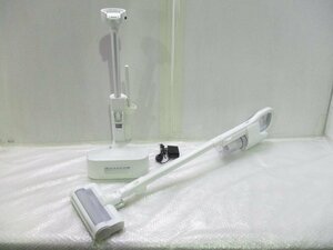 ◎美品 アイリスオーヤマ daspo 充電式サイクロンスティッククリーナー コードレス掃除機 SCD-S1P-W 2022年製 展示品 w1276