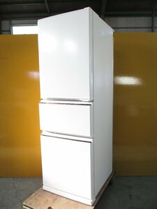 ◎三菱 MITSUBISHI 3ドア ノンフロン冷凍冷蔵庫 272L 自動製氷 真ん中野菜室 MR-CX27D-W ジュエリーホワイト 2018年製 直接引取OK w12291