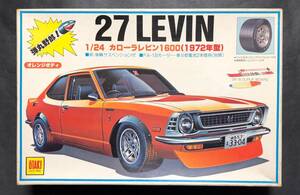 @中古絶版模型堂 オオタキ 1/24 トヨタカローラ27レビン1600 弾丸野郎 オレンジボディ モーターライズ トヨタ カローラ 27 レビン