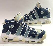 NIKE AIR MORE UPTEMPO 96 QSナイキ エア モア アップテンポ 96 クイックストライク モアテン デニム CJ6125 100 スニーカー 正規品_画像5