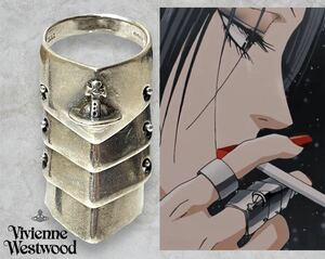 Vivienne Westwood Armour Ring ヴィヴィアンウエスト アーマーリング シルバー オーブ 甲冑 SV925 サイズL NANA 正規品