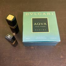 BVLGARI AQVA POURHOMME MARINE CHANEL シャネル No.1オードトワレ ROUGE COCO78 PEREGRINA ルージュ3点香水 _画像10