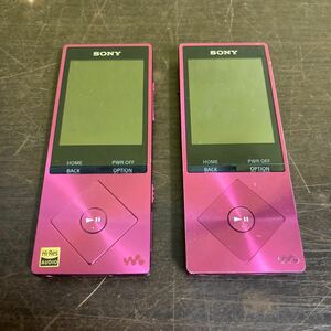 SONYソニー デジタルミュージックプレーヤー NW-A16 NW-A25 ウォークマンWALKMAN 本体のみ まとめて2台ピンク 