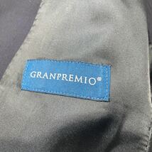 未使用級 グランプレミオ GRANPREMIO スーツ スリーピース セットアップ テーラードジャケット ネイビー 紺色 Lサイズ ベスト ウール_画像6