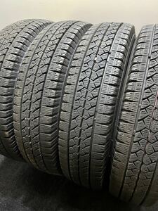 155/80R14 88/86N LT BRIDGESTONE/VL1 19年製 スタッドレス 4本 ブリヂストン ブリザック プロボックス サクシード (4-E531)