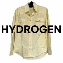 HYDROGEN ハイドロゲン メンズ シャツ イエロー M サイズ h5_画像1