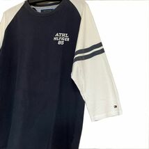 トミーフィルフィガー XXL トミーヒルフィガー トレーナー ロンT 7分 TOMMY FILFIGER T4_画像6