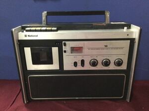 g_t Q257★National/ナショナル★18㎝SPEAKER/MEMORY REWIND/CASSETTE TAPE RECORDER RQ-470L/カセットレコーダー★動作未確認★現状品★