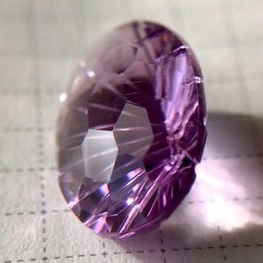 アメジスト ルース 6.15ct ウルグアイ産 非加熱 宝石ルース 非加熱アメジスト 裸石 天然石