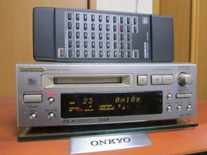 ONKYO MD-105TX 動作・状態良好　共通リモコン付