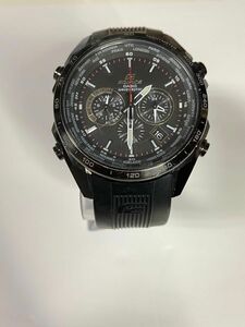 美品！CASIO･EDIFICE･EQW−M600･EQW−M600･カシオ･エディフェス･電波ソーラー･ワールドタイム6バンド