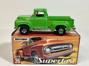 マッチボックス　1956年フォード　F-100 パンプキン　トミカサイズ　スーパーファースト