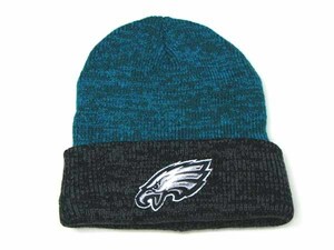 NFL Philadelphia Eagles フィラデルフィア・イーグルス ニット帽 グレー フリーサイズ 男女兼用 ビーニー 【未使用品】 ◆アウトレット◆