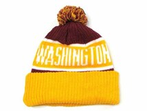 NFL Washington Redskins ワシントン・レッドスキンズ ニット帽 フリーサイズ 男女兼用 ポンビーニー レア 【未使用品】 ◆アウトレット◆_画像2