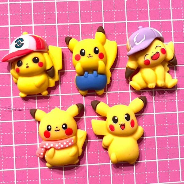 ポケモン　デコパーツ　5個