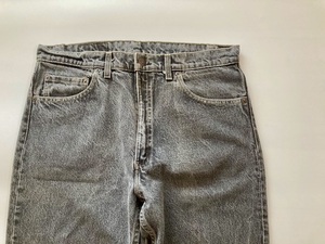 ビンテージ USA製 墨黒 ブラック Levis 505 先染め W36 L30 米国製 80s90s Black 