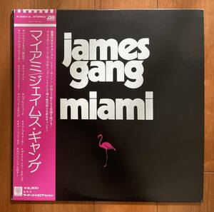 LP 帯付 ジェイムス・ギャング / マイアミ / James Gang Miami 良盤 P-8501 A