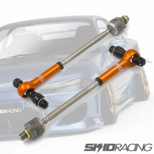 S14 S15 ピロ タイロッドエンド 強化タイロッド set 切れ角アップ シルビア R32 R33 R34 C34 C35 スキッドレーシング skid racing :22 D3