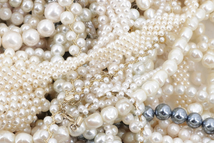 【ト長】真珠 パール フェイクパール おまとめ 約3.4kg ネックレス ブレスレット イヤリング SILVER刻印入り IR000IOB32_画像3