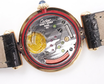 【ト長】murt de Cartier カルティエ マストコリゼ QZ 590002 SV925 ラウンド ローマン レディース 腕時計 訳アリ IR313IOB04_画像3