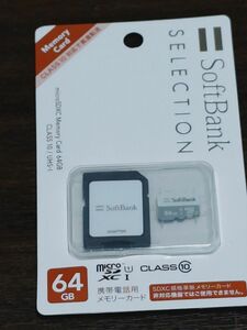 SoftBank SELECTION microSDXC メモリーカード 64GB U3 / CLASS 10 / UHS-I