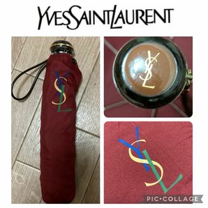 YSL★イヴ・サンローラン 折畳み傘 レトロ