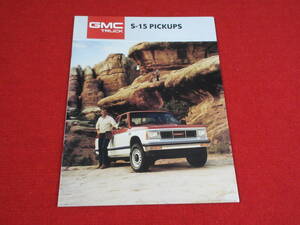 □　（12）GMC　S-15 PICKUP　1987　昭和62　カタログ　□