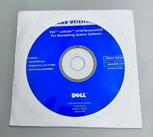 2YXS1011★現状品★DELLコンピューターシステムソフトウェア ドライバー＆ユーティリティ Dell Latitude V710 Resource CD