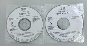 2YXS980★現状品★IBM ServeRAID 9.0 Support CD Microsoft certified & Application CD
