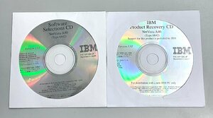 2YXS965★現状品★IBM Software Selections CD & Product Recovery CD for Net Vista A40(Type 6842)