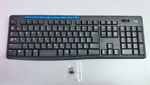 2YL027★中古動作品★Logicoolロジクール ワイヤレス キーボード K275　unifying対応_画像1