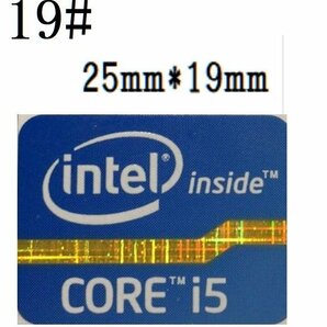 19# 二三代目【CORE i5】エンブレムシール ■25*19㎜■ 条件付き送料無料の画像1