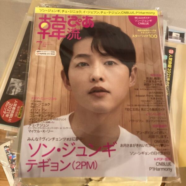 ソンジュンギ 韓流ぴあ 2021年7月号 (ぴあ)