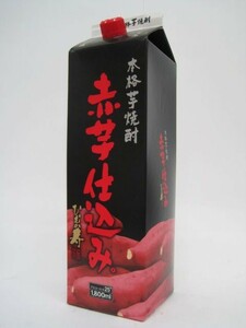 芋焼酎 赤芋仕込み ひむか寿 25度 1.8L × 1本 紙パック